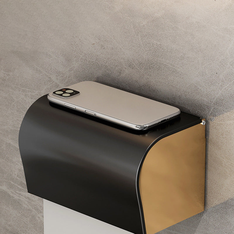 Avtoit | Modernism Bathroom Accessories Hardware Set Black & Gold Bathroom Shelf/Towel Bar