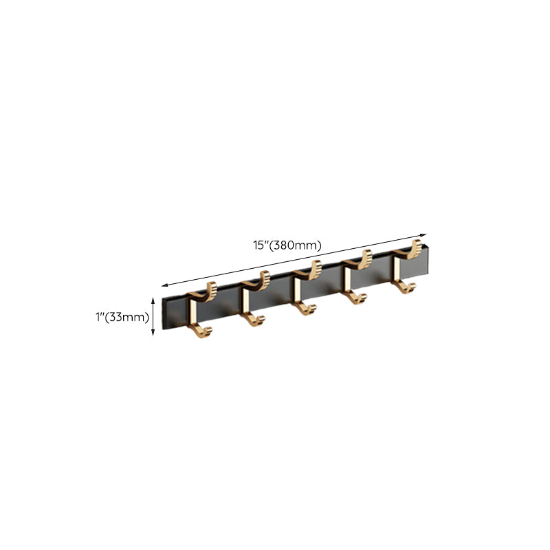 Avtoit | Modernism Bathroom Accessories Hardware Set Black & Gold Bathroom Shelf/Towel Bar