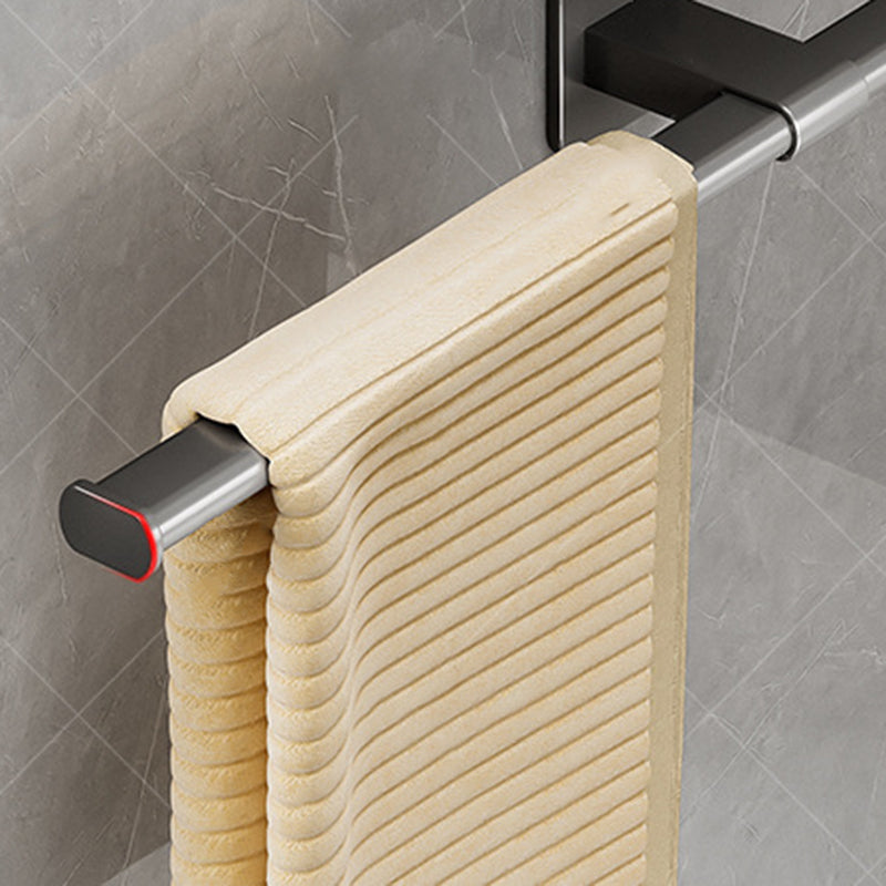 Avtoit | Contemporary Aluminum Bathroom Accessories Set Towel Rail Bathroom Accessories