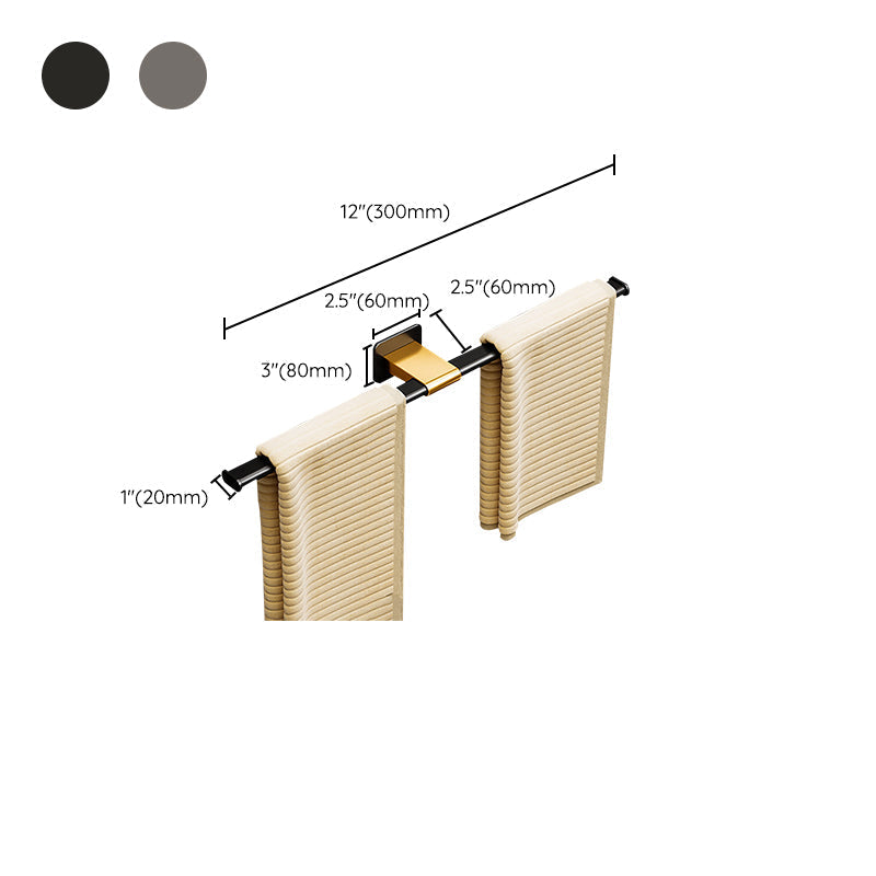Avtoit | Contemporary Aluminum Bathroom Accessories Set Towel Rail Bathroom Accessories
