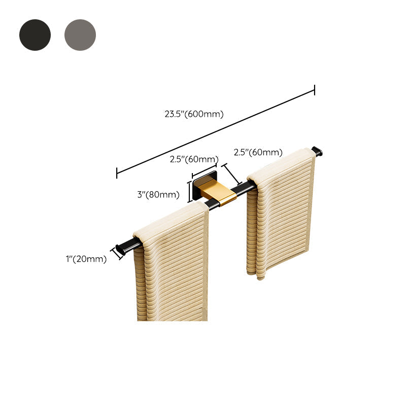 Avtoit | Contemporary Aluminum Bathroom Accessories Set Towel Rail Bathroom Accessories