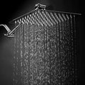 Avtoit | Contemporary Shower Combo Fixed Shower Head Stainless Steel Wall Mount Square Shower Head