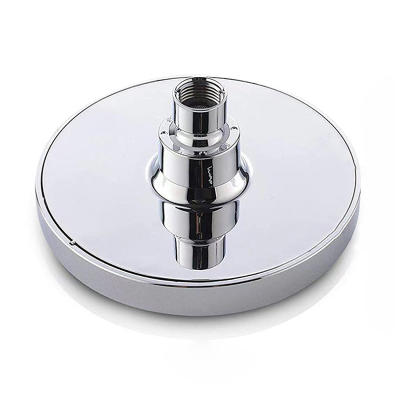 Avtoit | Contemporary Shower Combination Fixed Shower Head Stainless Steel Wall Mounted Round Shower Head