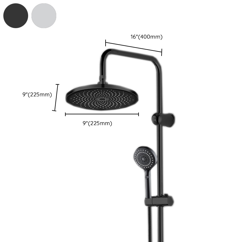 Avtoit | Contemporary Showerhead Combination Rainfall Chrome Wall Mount Showerhead