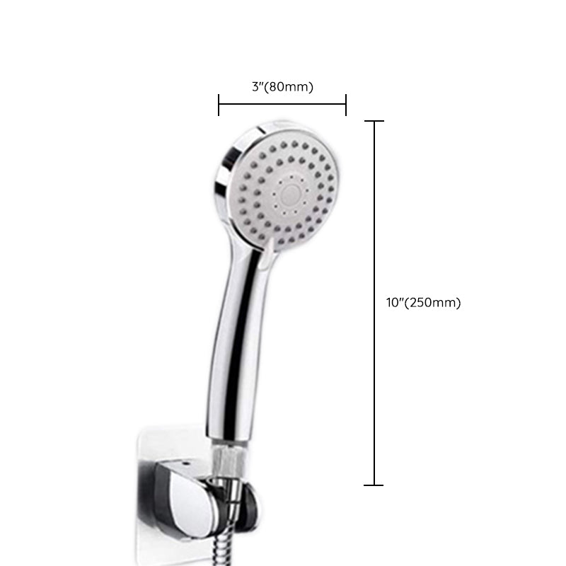 Avtoit | Contemporary Shower Combination Double Shower Head Chrome Wall Mounted Round Shower Head