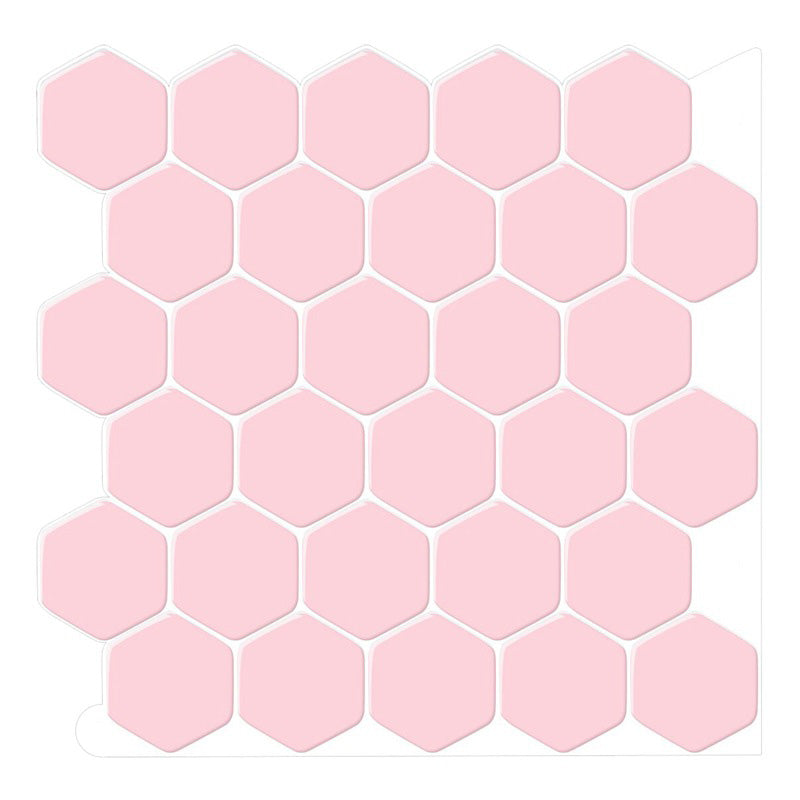 Avtoit | Self-adhesive tiles Solid Color Hexagonal Scratch-resistant Self-adhesive tiles
