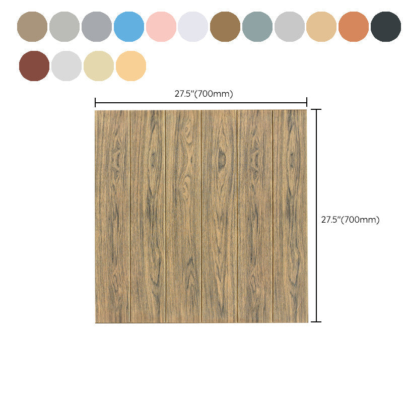 Avtoit | Modern Wood Paneling Smooth Wall Indoor Wood Planks Set of 2