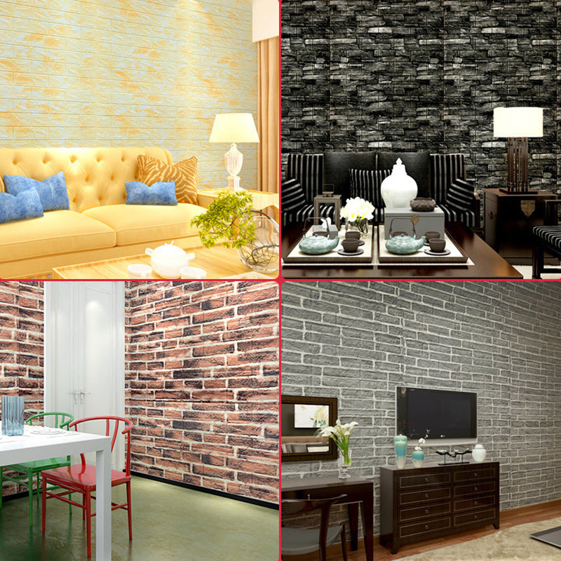 Avtoit | Farmhouse Wall Panel 3D Brick Bedroom and Living Room Wall Panels Set of 2