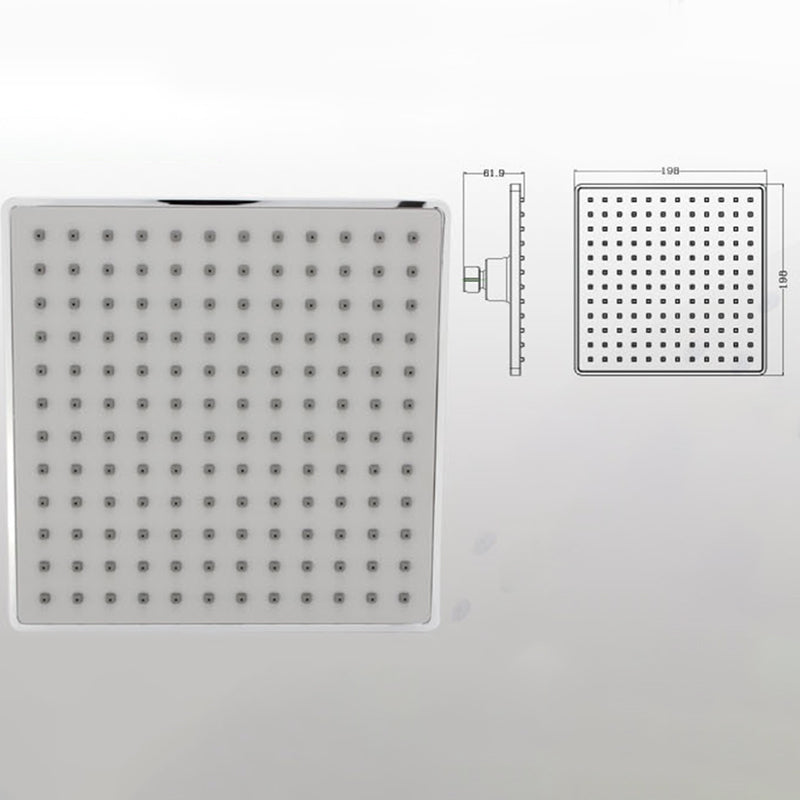Avtoit | Contemporary Shower Combination Fixed Shower Head Chrome Ceiling Mounted Shower Head