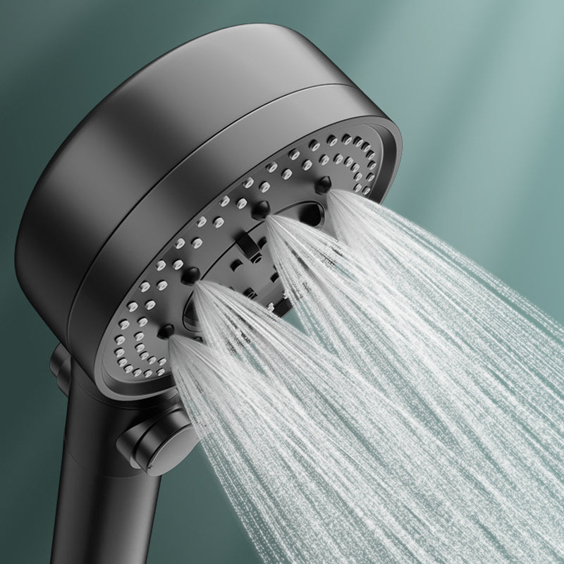 Avtoit | Bathroom Shower Head 5-Stream Round Hand Shower Holder Wall Mount Shower Head