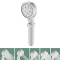 Avtoit | Bathroom Shower Head 5-Stream Round Hand Shower Holder Wall Mount Shower Head