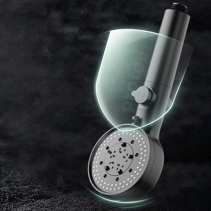 Avtoit | Bathroom Shower Head 5-Stream Round Hand Shower Holder Wall Mount Shower Head