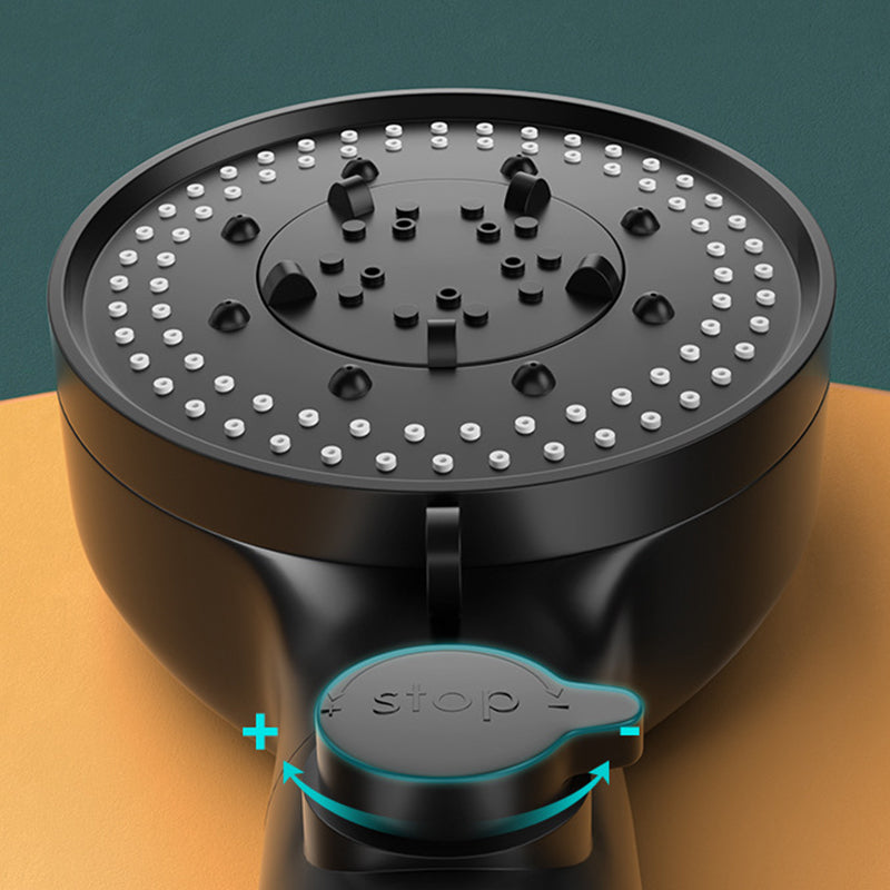Avtoit | Bathroom Shower Head 5-Stream Round Hand Shower Holder Wall Mount Shower Head