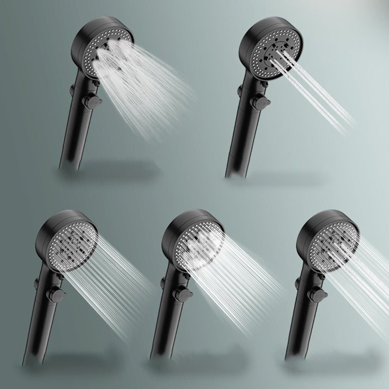 Avtoit | Bathroom Shower Head 5-Stream Round Hand Shower Holder Wall Mount Shower Head