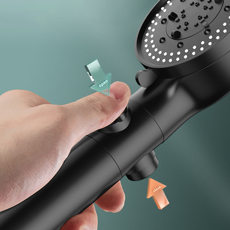 Avtoit | Bathroom Shower Head 5-Stream Round Hand Shower Holder Wall Mount Shower Head