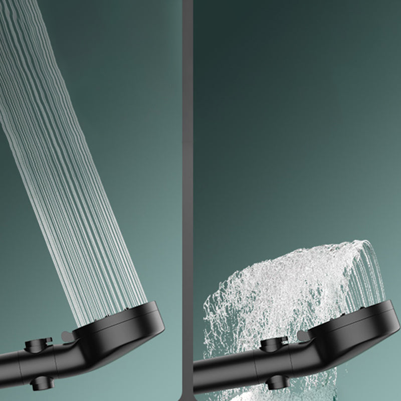 Avtoit | Bathroom Shower Head 5-Stream Round Hand Shower Holder Wall Mount Shower Head