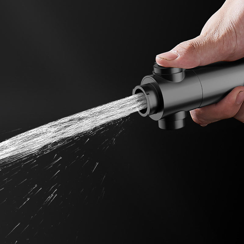 Avtoit | Bathroom Shower Head 5-Stream Round Hand Shower Holder Wall Mount Shower Head