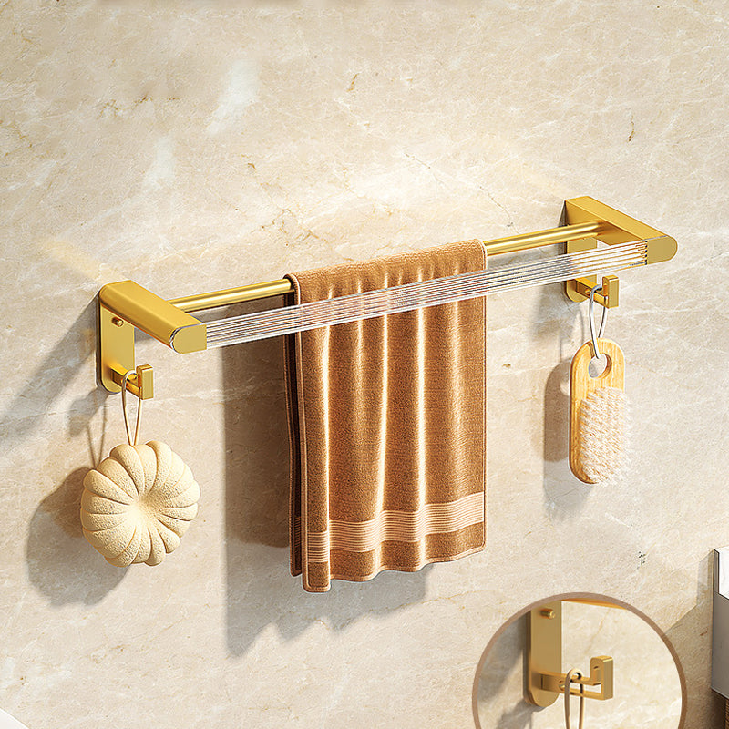 Avtoit | Modern Bathroom Hardware Set Towel Rack Bathroom Shelf Gray/Gold Bathroom Hardware Set