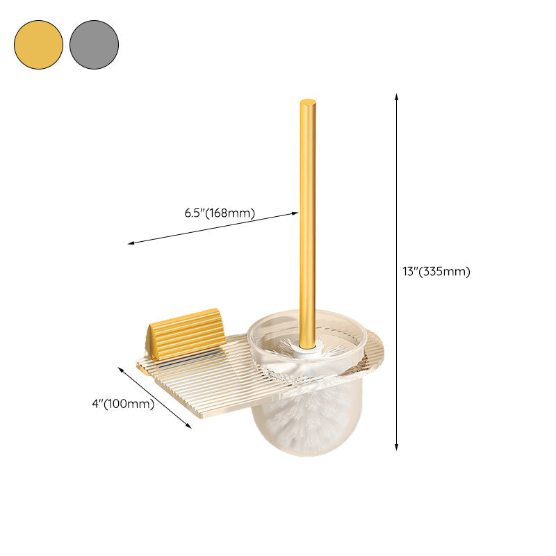 Avtoit | Modern Bathroom Hardware Set Towel Rack Bathroom Shelf Gray/Gold Bathroom Hardware Set