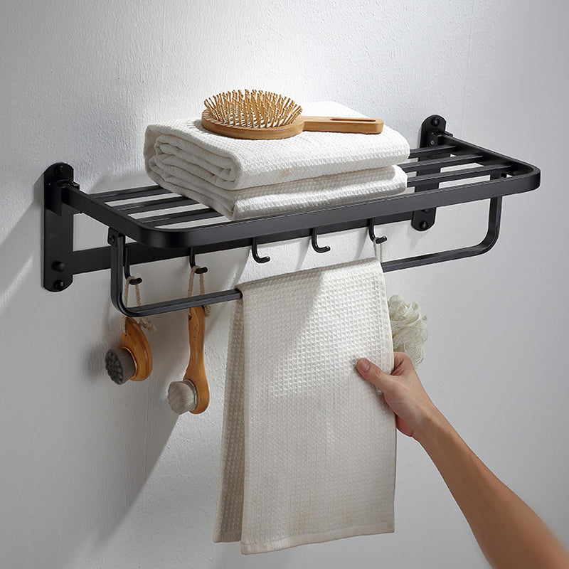 Avtoit | Modern Bathroom Accessory Set Bath Shelf Towel Holder Matte Black Bath Hardware Set