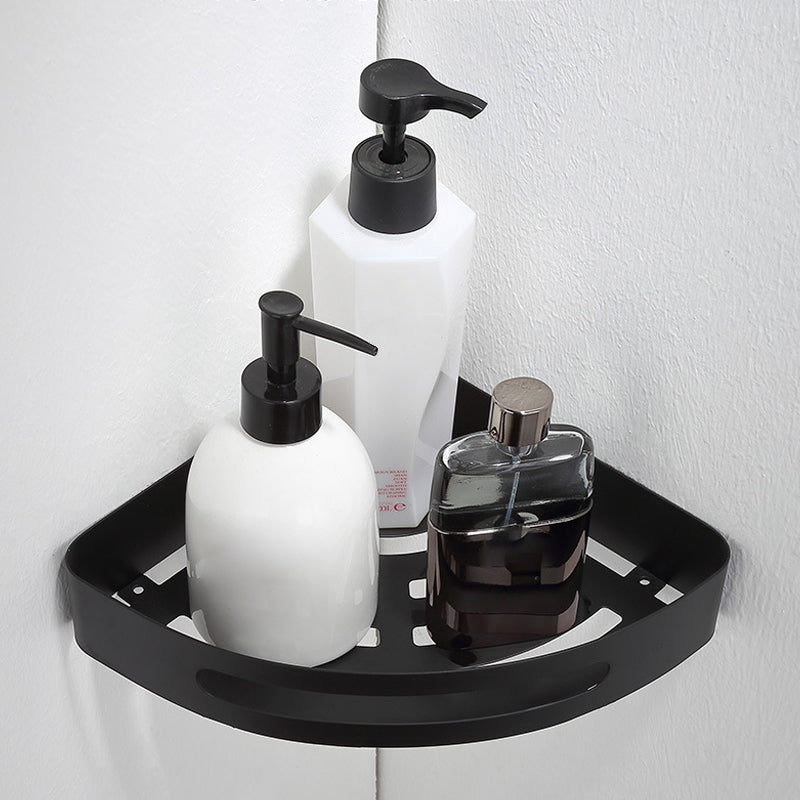 Avtoit | Modern Bathroom Accessory Set Bath Shelf Towel Holder Matte Black Bath Hardware Set