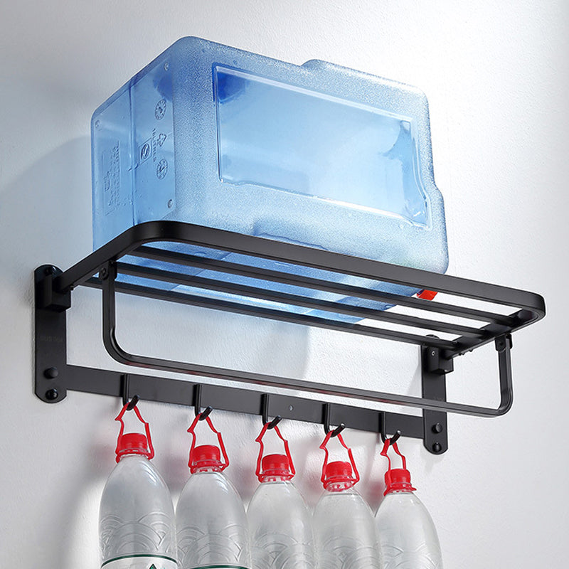 Avtoit | Modern Bathroom Accessory Set Bath Shelf Towel Holder Matte Black Bath Hardware Set