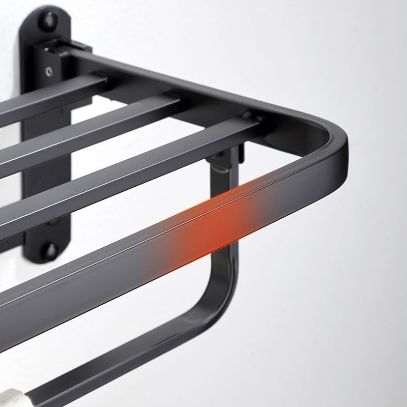 Avtoit | Modern Bathroom Accessory Set Bath Shelf Towel Holder Matte Black Bath Hardware Set