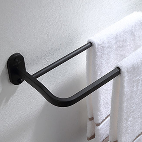 Avtoit | Modern Bathroom Accessory Set Bath Shelf Towel Holder Matte Black Bath Hardware Set