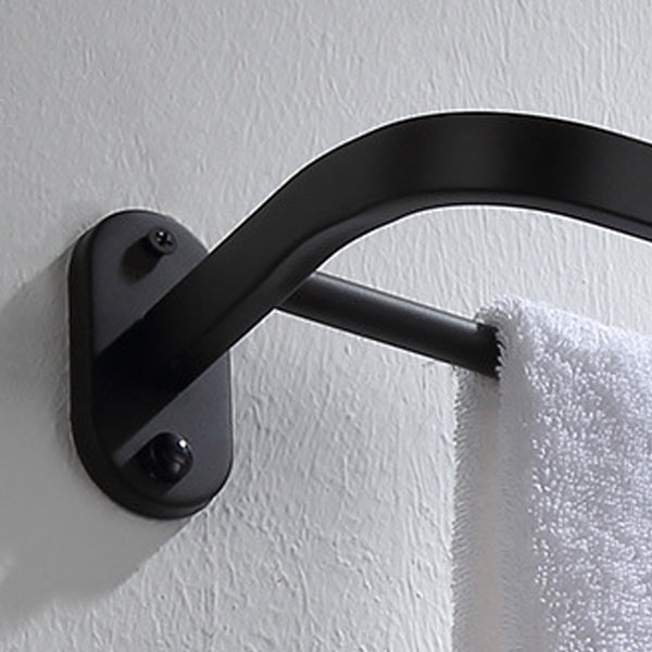 Avtoit | Modern Bathroom Accessory Set Bath Shelf Towel Holder Matte Black Bath Hardware Set