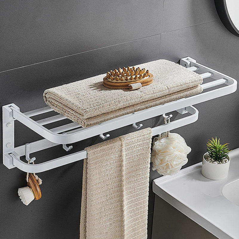 Avtoit | Modern Bathroom Accessory Set Towel Bar Bathroom Shelf White Bathroom Accessory Set