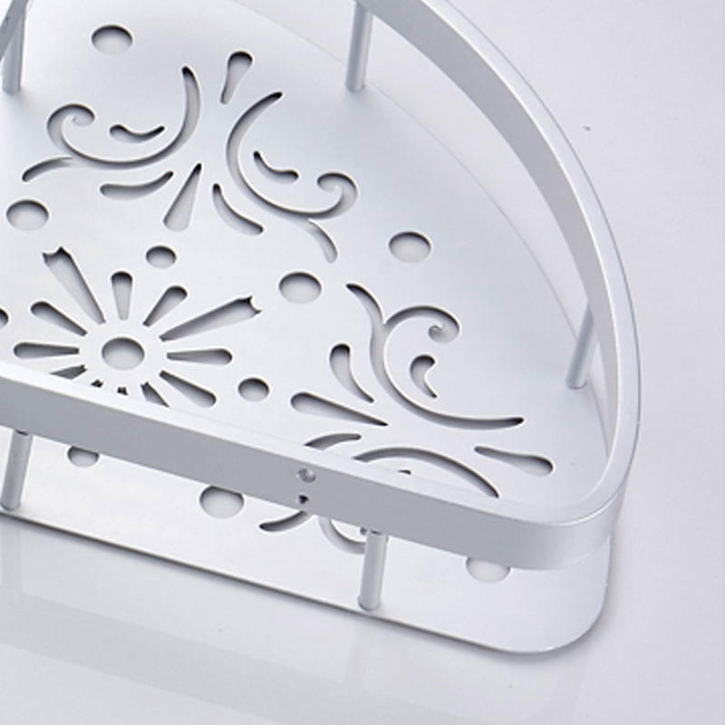 Avtoit | Silver Contemporary Bathroom Hardware Set Stainless Steel Aluminum Bathroom Set