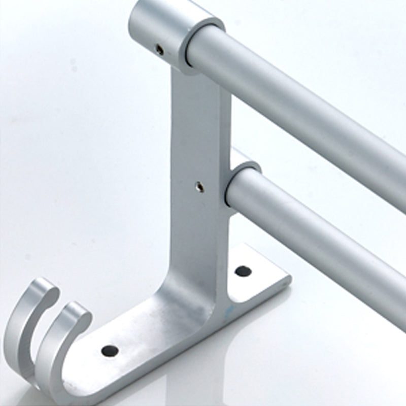 Avtoit | Silver Contemporary Bathroom Hardware Set Stainless Steel Aluminum Bathroom Set