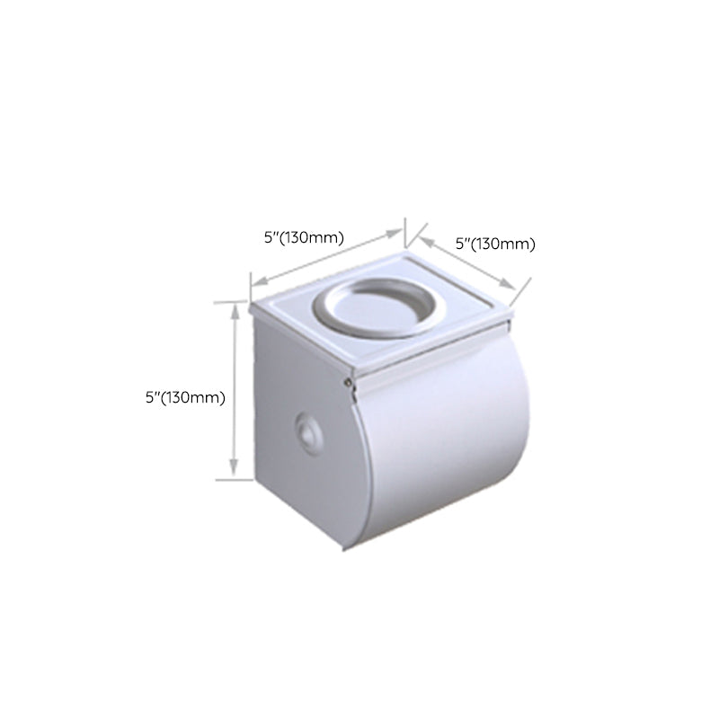 Avtoit | Silver Contemporary Bathroom Hardware Set Stainless Steel Aluminum Bathroom Set