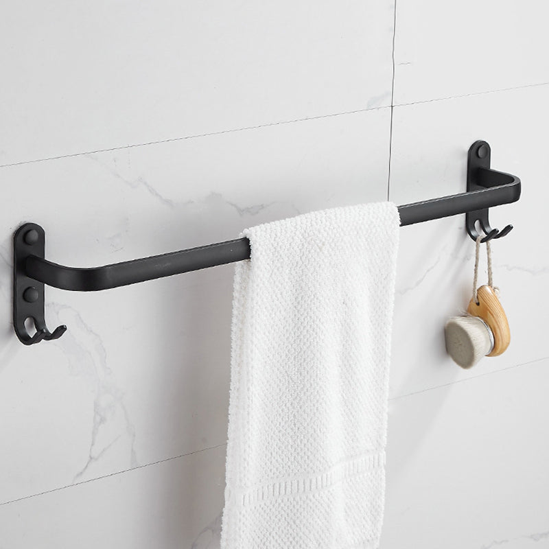 Avtoit | Modern black aluminum bathroom accessory set towel bar bathroom fittings
