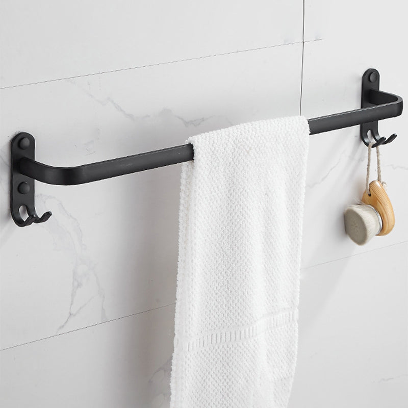 Avtoit | Modern black aluminum bathroom accessory set towel bar bathroom fittings