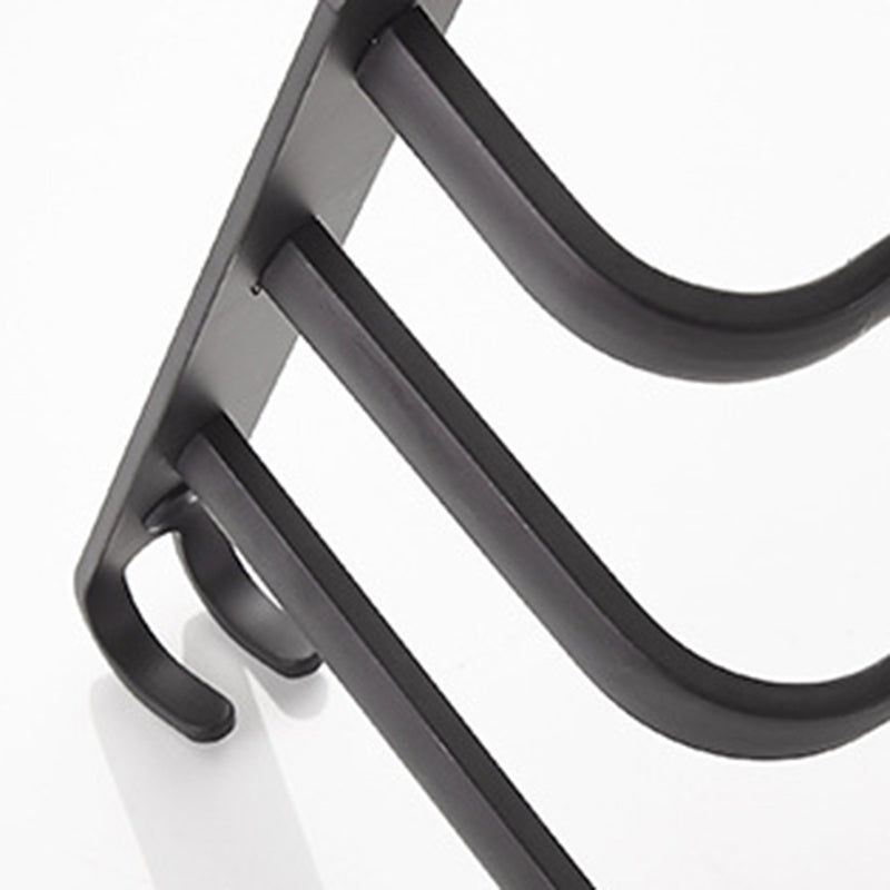 Avtoit | Modern black aluminum bathroom accessory set towel bar bathroom fittings
