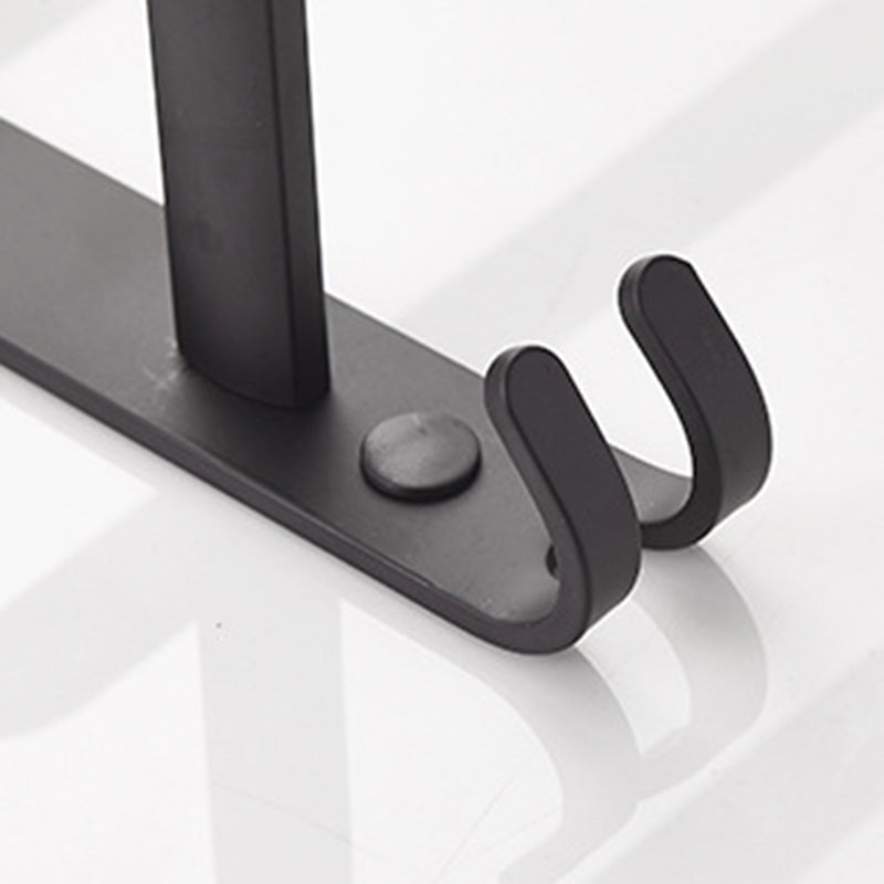 Avtoit | Modern black aluminum bathroom accessory set towel bar bathroom fittings