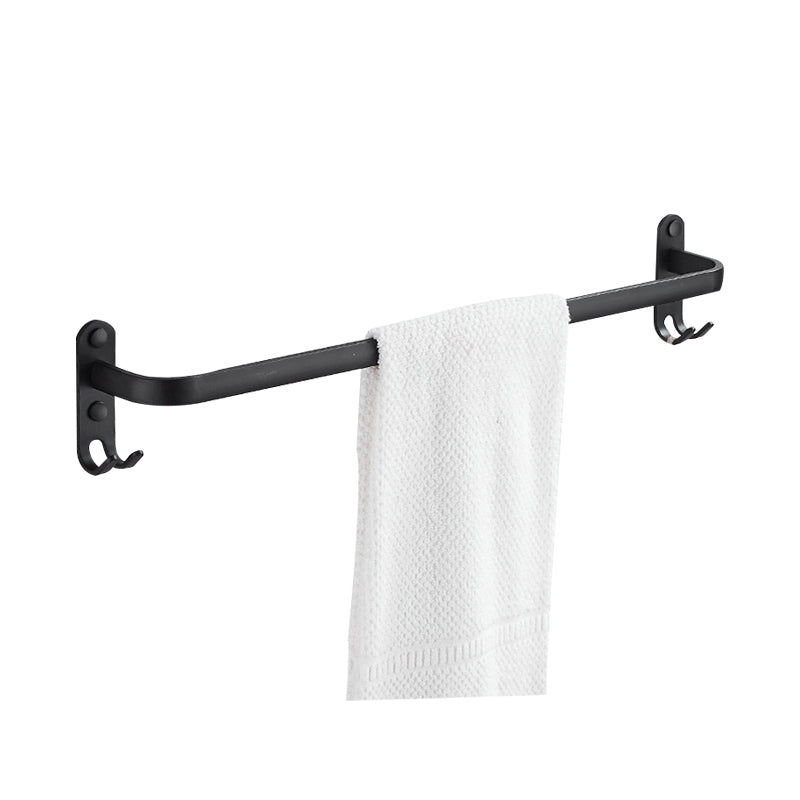 Avtoit | Modern black aluminum bathroom accessory set towel bar bathroom fittings