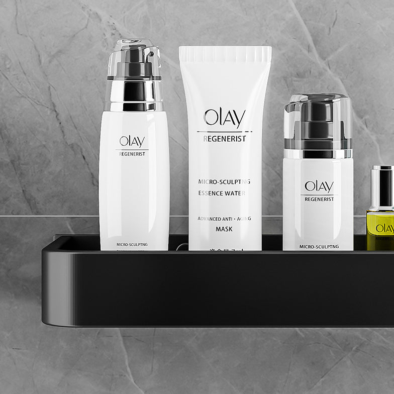 Avtoit | Contemporary Bathroom Accessories Hardware Set Aluminum Bathroom Shelf