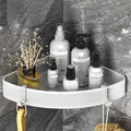Avtoit | Modern Black-White Metal Bath Hardware Set Bath Shelf Bathroom Hardware Set