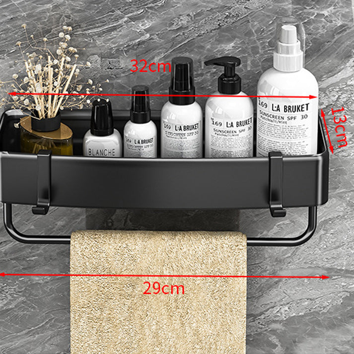 Avtoit | Modern Black-White Metal Bath Hardware Set Bath Shelf Bathroom Hardware Set