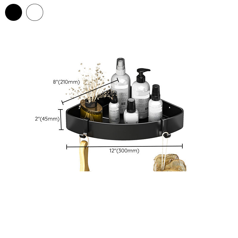 Avtoit | Modern Black-White Metal Bath Hardware Set Bath Shelf Bathroom Hardware Set