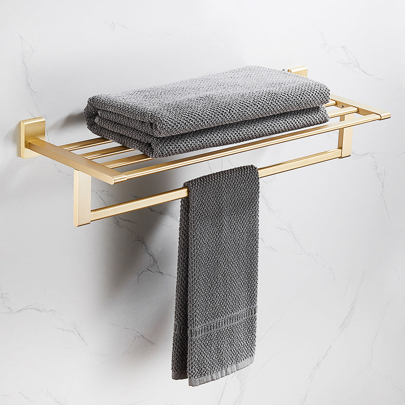 Avtoit | Golden Modern 5-piece Bathroom Accessories Set Brushed Brass Towel Holder/Paper Holder