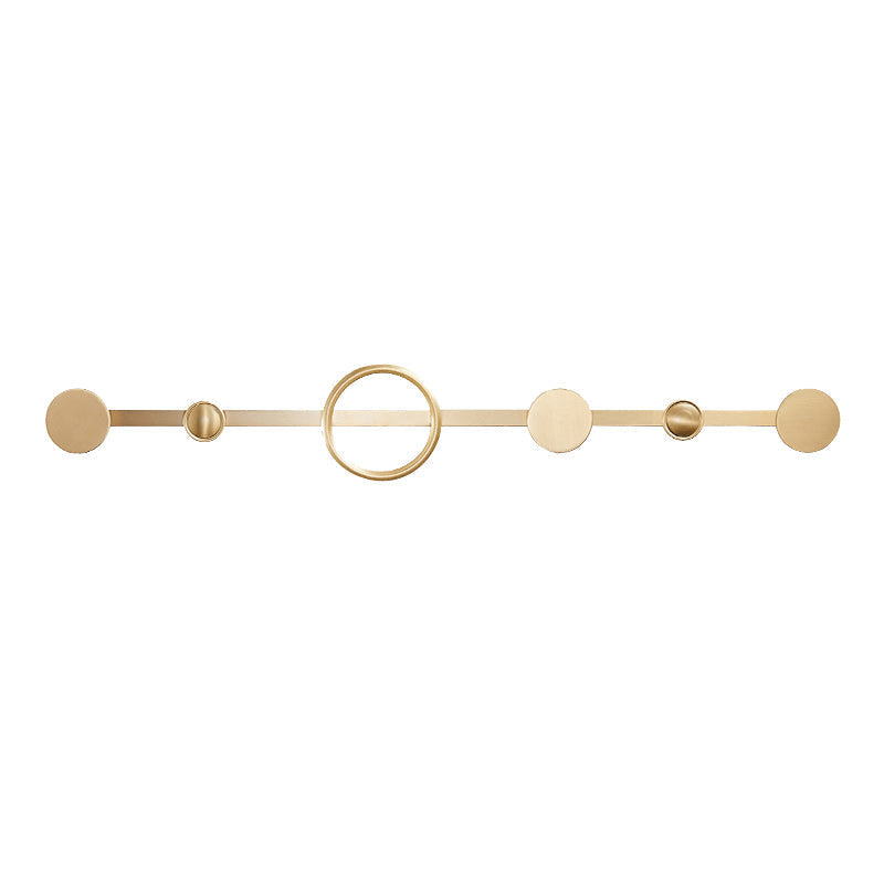 Avtoit | Golden Modern 5-piece Bathroom Accessories Set Brushed Brass Towel Holder/Paper Holder