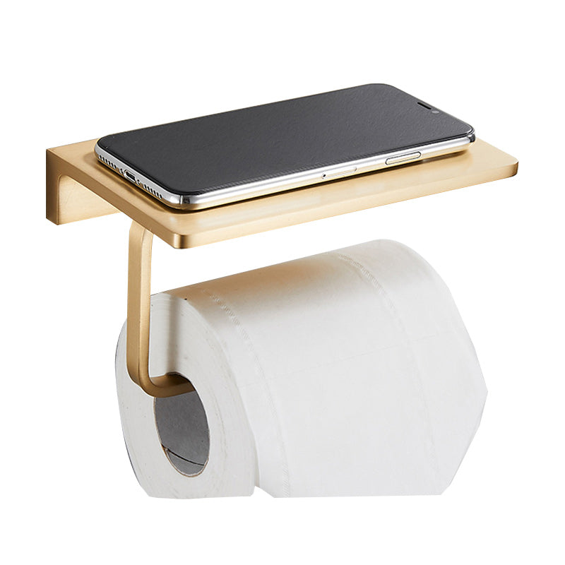 Avtoit | Golden Modern 5-piece Bathroom Accessories Set Brushed Brass Towel Holder/Paper Holder