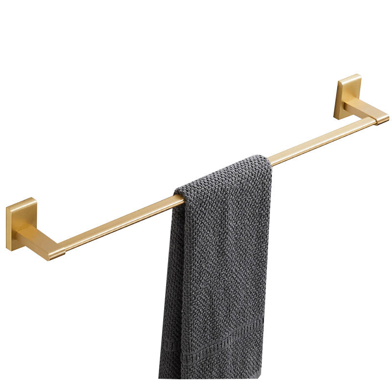 Avtoit | Golden Modern 5-piece Bathroom Accessories Set Brushed Brass Towel Holder/Paper Holder