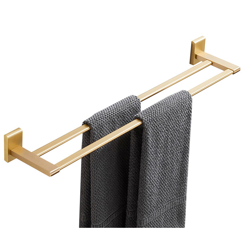 Avtoit | Golden Modern 5-piece Bathroom Accessories Set Brushed Brass Towel Holder/Paper Holder