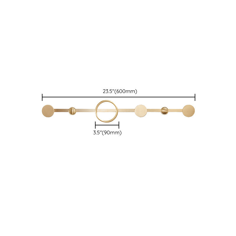 Avtoit | Golden Modern 5-piece Bathroom Accessories Set Brushed Brass Towel Holder/Paper Holder