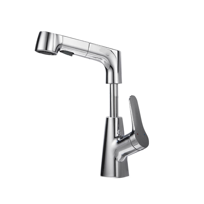 Avtoit | Extendable Vessel Water Tap Modern Sink Faucet with a Lever Handle