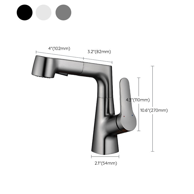Avtoit | Pull-out Vessel Faucet Modern Sink Faucet with a Single Lever Handle